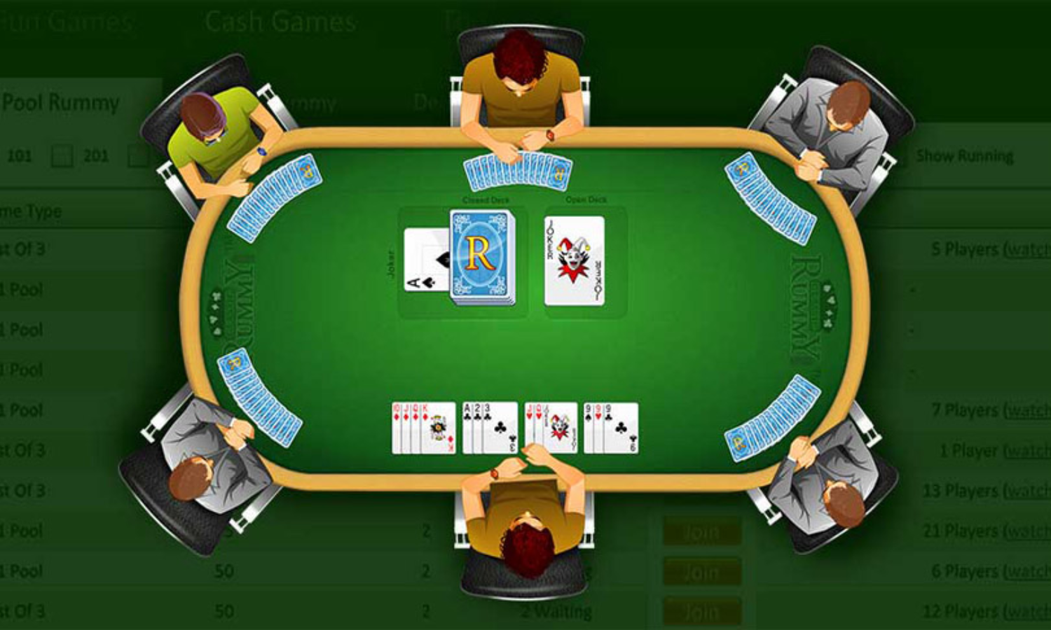 Indian Rummy cards game